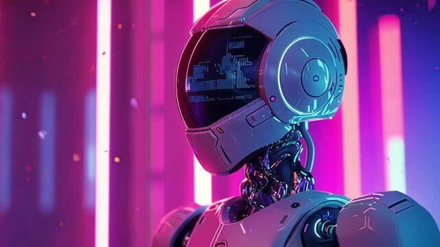This 6Genhanced humanoid robot uses advanced voice recognition and natural language processing to interact and assist humans in daily tasks.