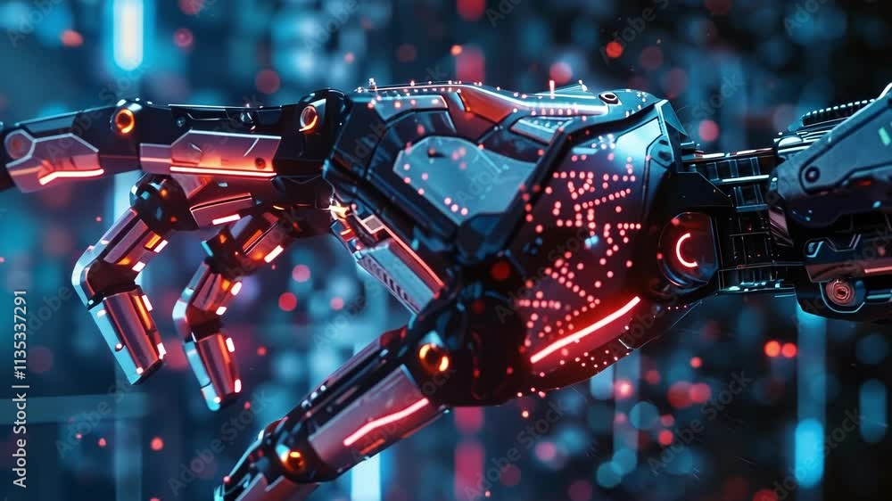 Aufkleber a 6genhanced robotic arm with haptic feedback technology can mimic human touch making it ideal for d