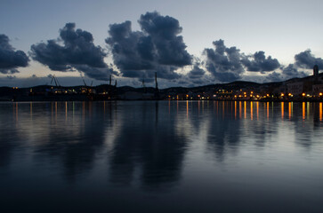 Obraz premium Syros port