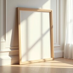 Fototapeta premium Elegancia minimalista Un lienzo en blanco para tu inspiración 