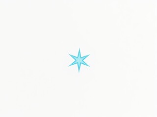 Obraz premium Starker, blauer Tuschestrich auf weißem Hintergrund, isoliert, stripe, brushstroke