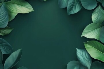 Fototapeta premium green leaves background
