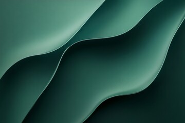 abstract green wave background