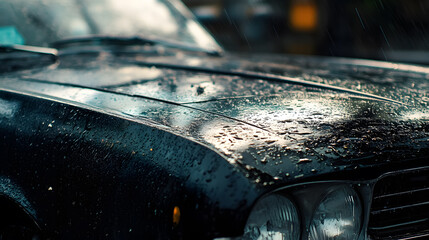 Obraz premium Car cleaning service