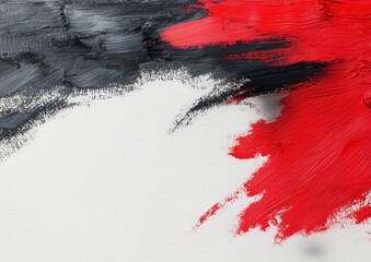 red black white background