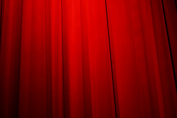 cortinas vermelhas de teatro