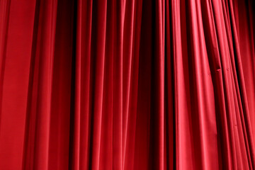 cortinas vermelhas de teatro