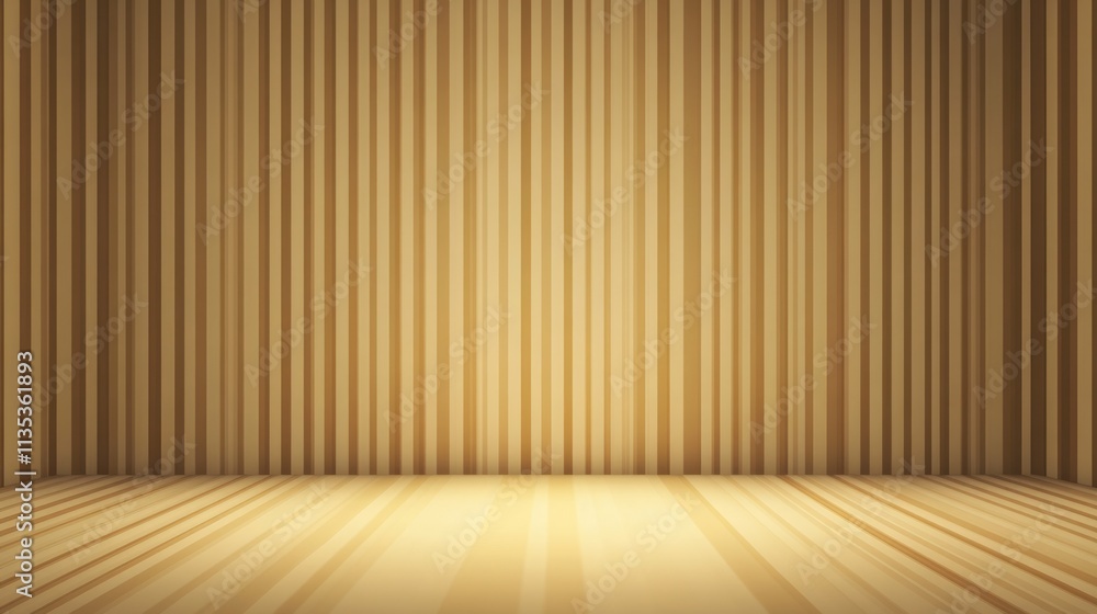 Poster minimalist beige display backdrop with soft lighting and subtle shadows for product presentations