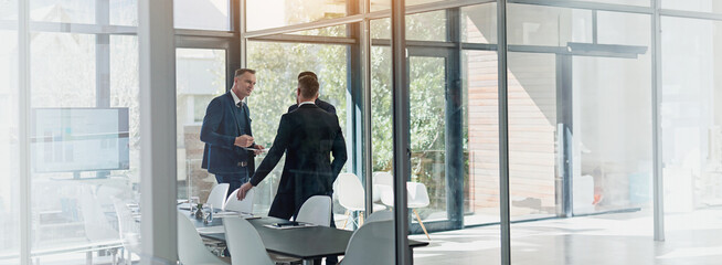 Teamwork, mentor and planning with business people in office for corporate strategy, meeting or...