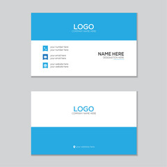 Template for modern business card design.