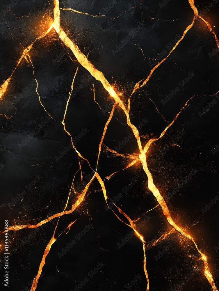 Poster marble with golden texture background vector illustration in height resolution