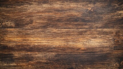 Natural Pine Grain. Detailed Close-Up of Brown Wood Surface on Table Background