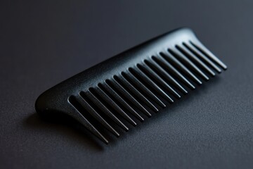 Compact Black Grooming Comb with Two-Story Design for Effortless Styling