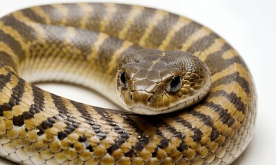 Fototapeta premium snake on white background