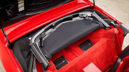 Convertible top down