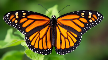 Fototapeta premium Beautiful monarch butterfly.