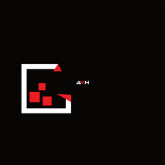  AYG creative minimalist letter logo.  AYG unique vector initials alphabet letter logo design