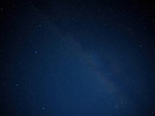 Obraz premium Breathtaking view of starry night sky filled with twinkling stars, stargazing, celestial, tranquil