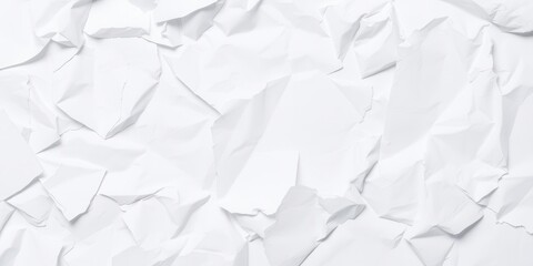 Obraz premium Crumpled white paper representing concept of failure and frustration, paper, frustration, crumpled paper