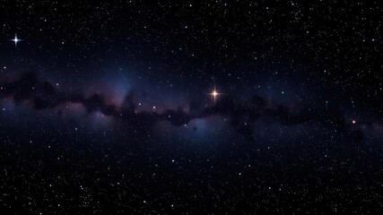 Obraz premium Stunning night sky filled with sparkling stars on black background, ethereal, universe