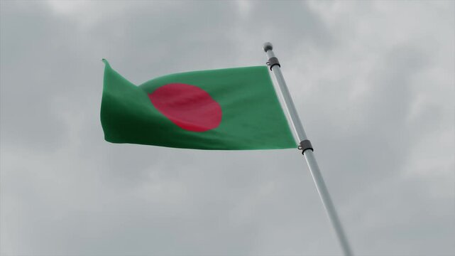 country flag waving