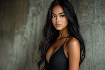 Fototapeta premium Elegant Portrait of a Young Woman