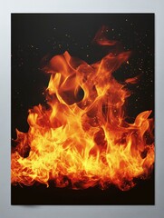 Fototapeta premium burning background