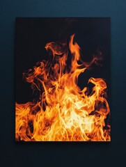 Fototapeta premium burning background
