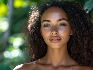Natural Beauty: Portrait in Tropical Setting