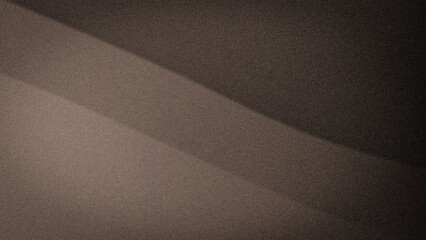 Abstract 4K background featuring smooth gradients of taupe, beige, and dark brown tones. The grainy...