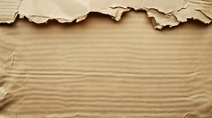 A brown cardboard background, simple and rustic.