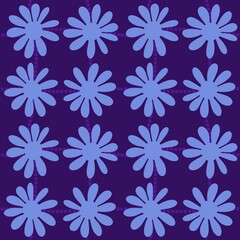 Abstract floral seamless flowers pattern for wrapping paper and fabrics and kids