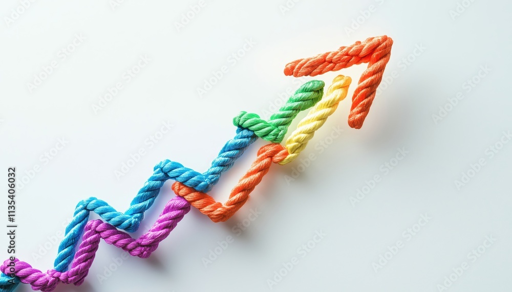Poster unity of diverse paths: joining forces for positive business success and achievement with connecting