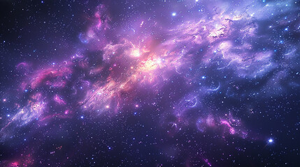 Obraz premium space galaxy background