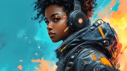 Colorful people illustrations