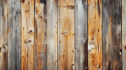 Naklejka premium Weathered Wooden Planks. Rustic Wood Texture Background.