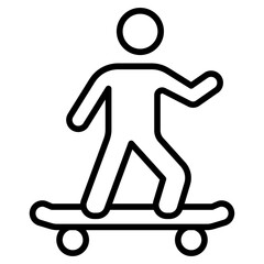 Skateboarder Rider icon