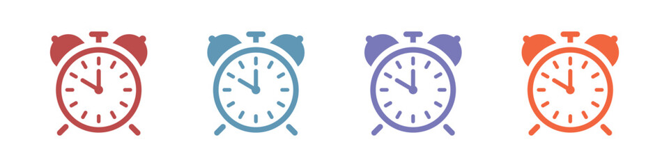 Vector Clock Icon Set. Clock Symbols