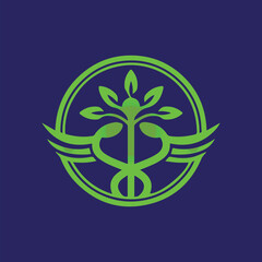 Medical symbol, Healthy, Caduceus symbol.