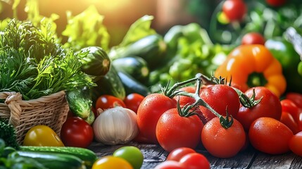 Fresh Vegetables, Healthy Food Concept