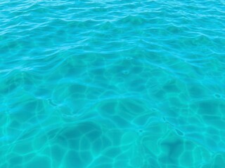 Obraz premium Blue water wave texture background with ripples and reflections, background, aqua, liquid