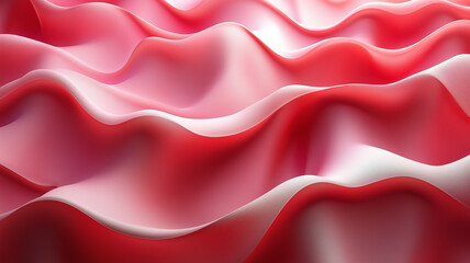 Fototapeta premium Abstract Pink Waves Background
