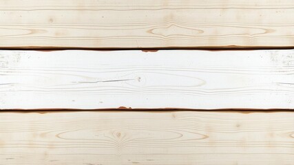 Fototapeta premium White wooden boards with a beautifully textured surface, perfect for adding a rustic touch to any project, rustic, horizontal, copy space