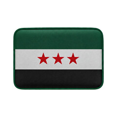 the Syrian revolution flag