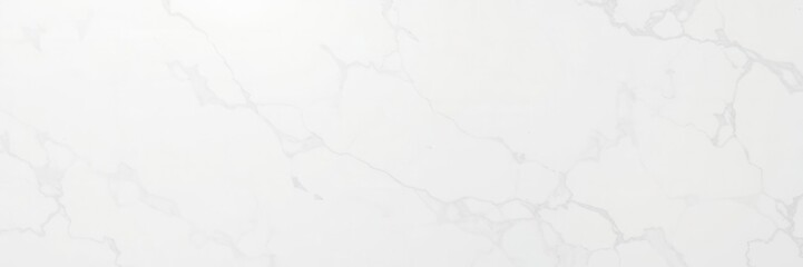 Obraz premium Panoramic white marble stone texture background for design, texture, blank, background