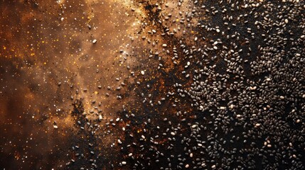 Obraz premium Intense and dramatic fiery explosion of radiant energy bright sparks and scorching flames against a dark and powerful background