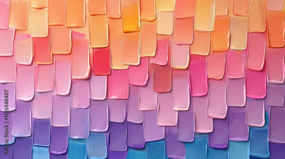 Poster vibrant canvas painting featuring a soft pastel background texture, perfect for adding a touch of co