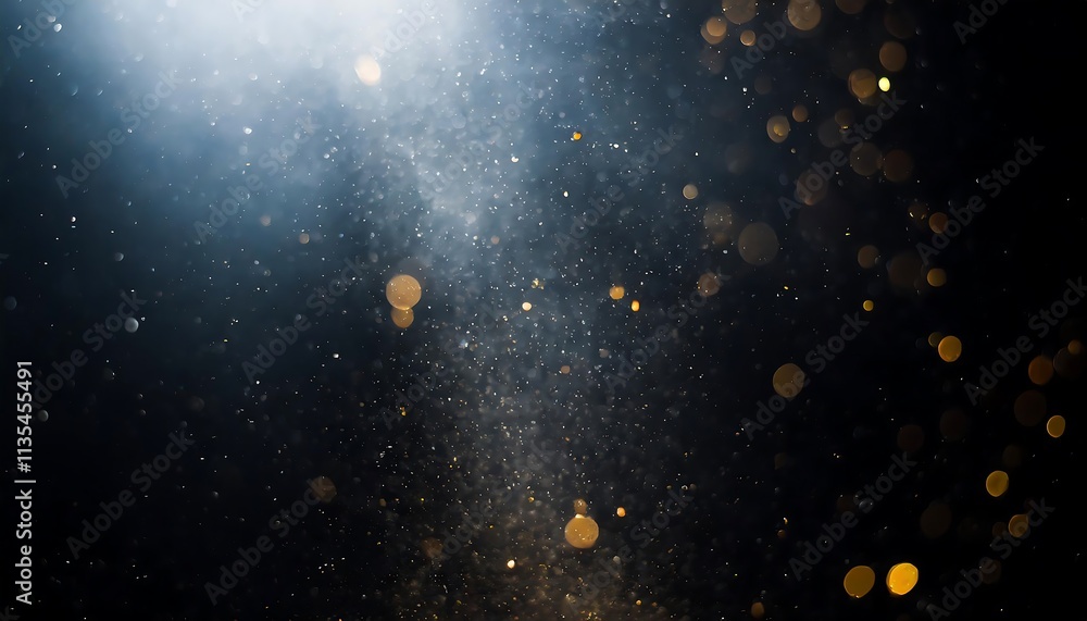 Poster dust particles. abstract particle background. dots background. 4k rendering.