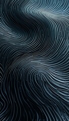 Fototapeta premium A wave of overlapping curved lines forming a flowing abstract pattern