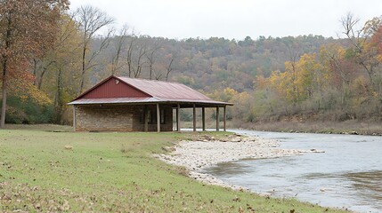 Riverfront cabin